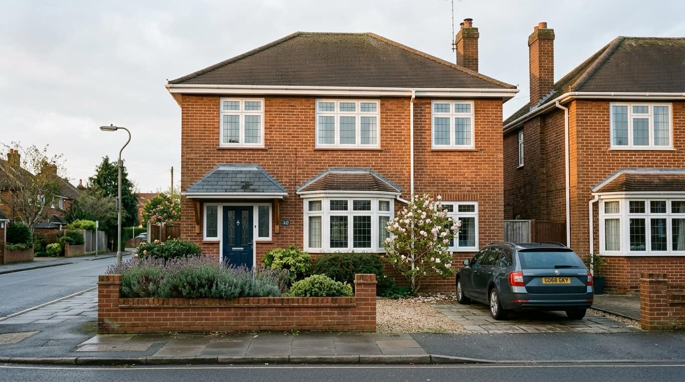 A traditional British red-brick family home in Lincoln, LWR Group helps homeowners with painting, gardens and repairs